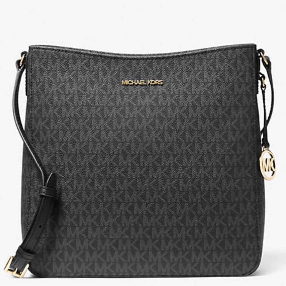 BOGO🎅🏻🤶🏻Michael Kors Jet Set Large Logo Messenger Crossbody Bag